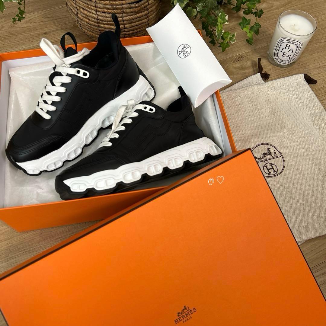 HERMESエルメス　スニーカー　インパルス　36　シェーヌダンクルソール　現行