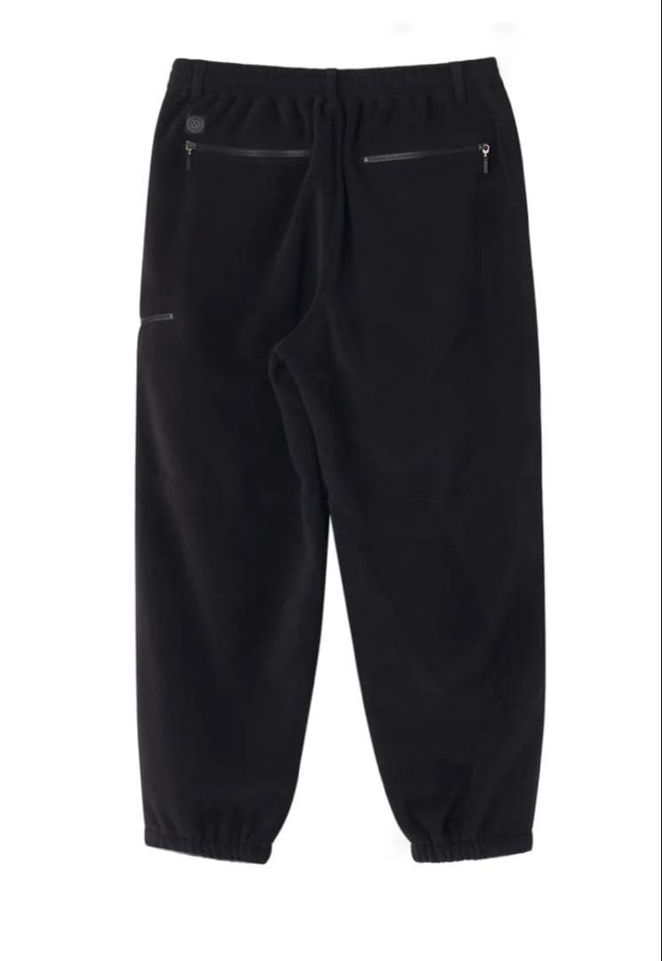 OBSIDIAN フリース スイッチング パンツ M BLACK ゴルフウェア