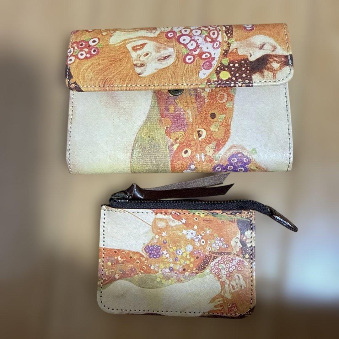 HIRAMEKI クリムト　折財布　ケース　セット