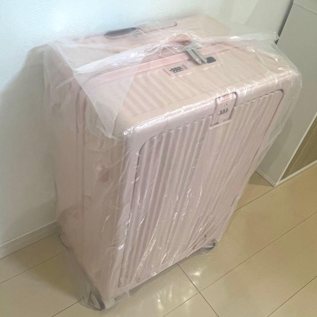 ★新品未使用★ フロントオープン　USBポート付 キャリーケース 大容量　64L