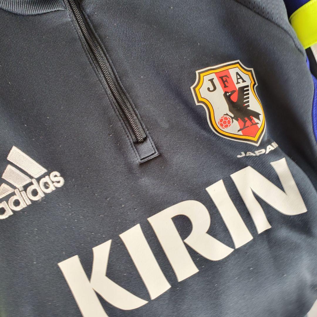 adidas アディダス 日本代表　練習用　　サムライブルー ロングTシャツ