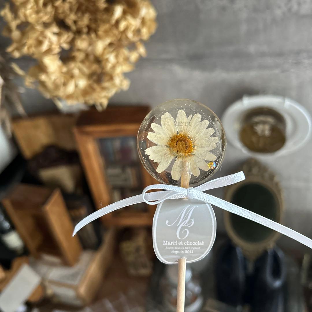 マーガレットロリポップキャンディー ロゴマーク フェイクスイーツ アンティーク