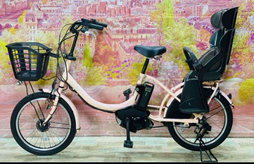 K1960 電動自転車ブリヂストン ビッケ 子供乗せ 20インチ 送料無料