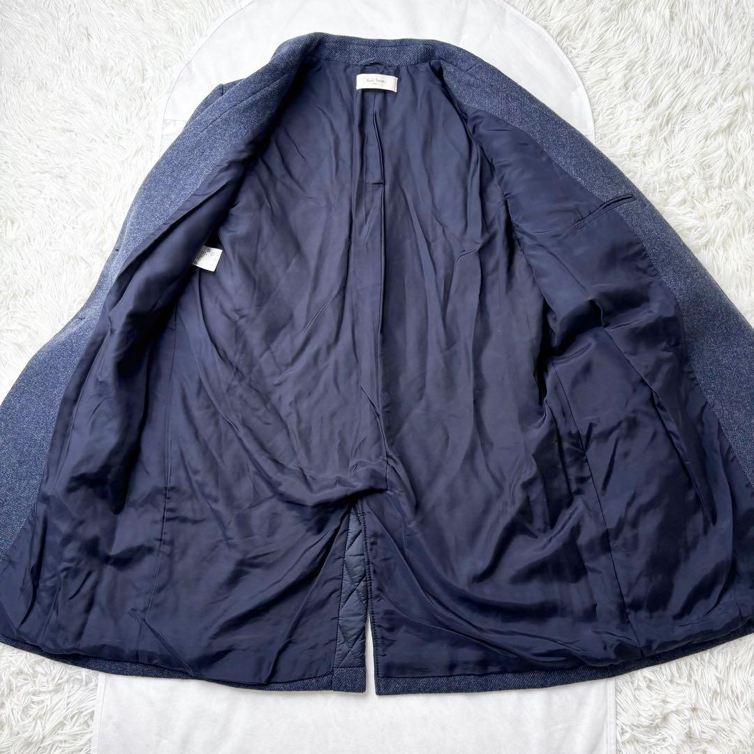 ポールスミス ダウンコート チェスターコート　キルティング 異素材 軽量