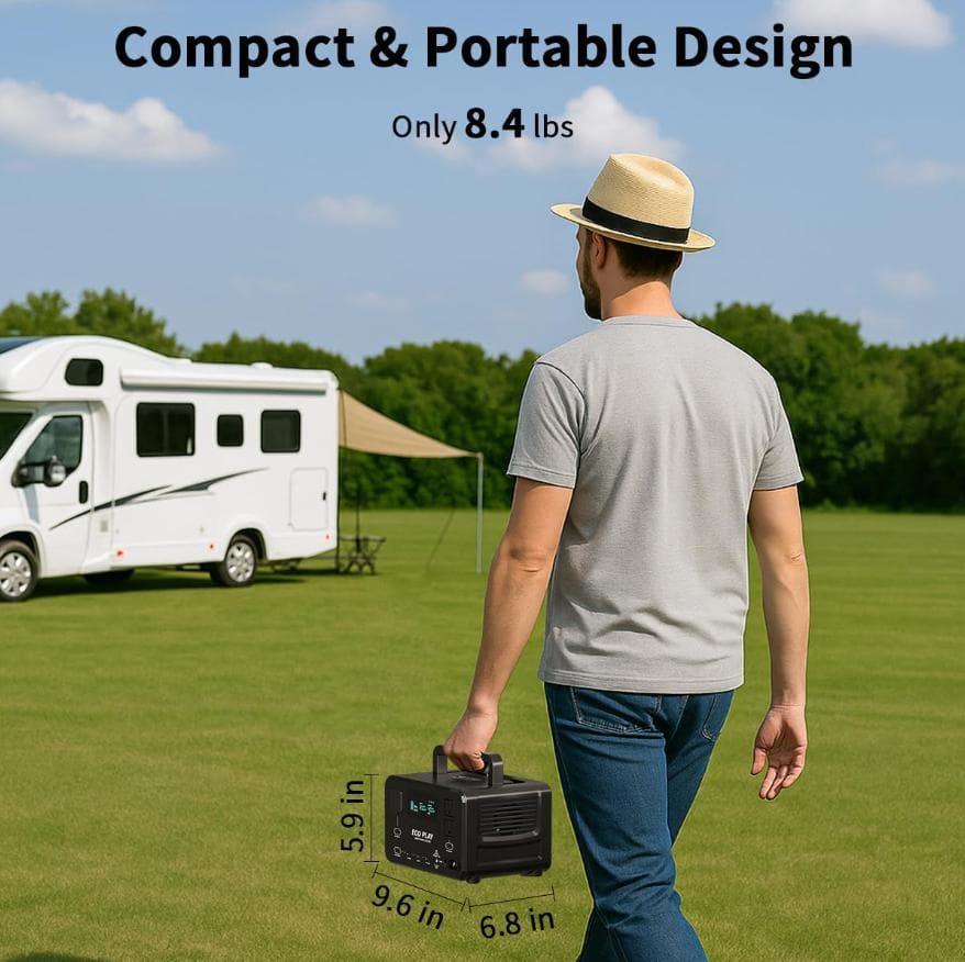 ポータブル電源 純正弦波 256Wh 400W リン酸鉄リチウムイオン MPPT