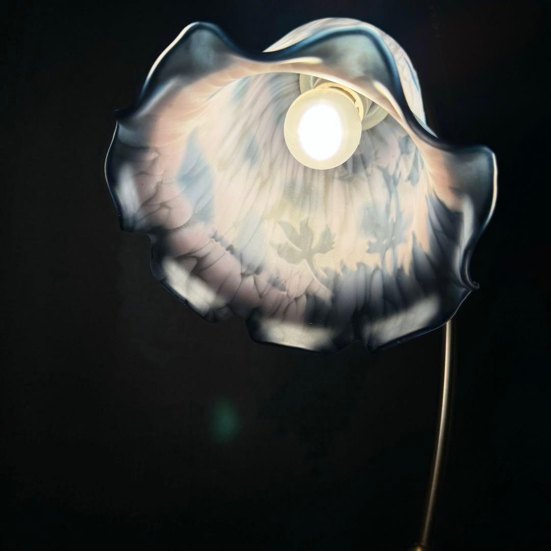 90′s フランス エミール ガレ風 ライト　　　　スタンドライト アンティーク