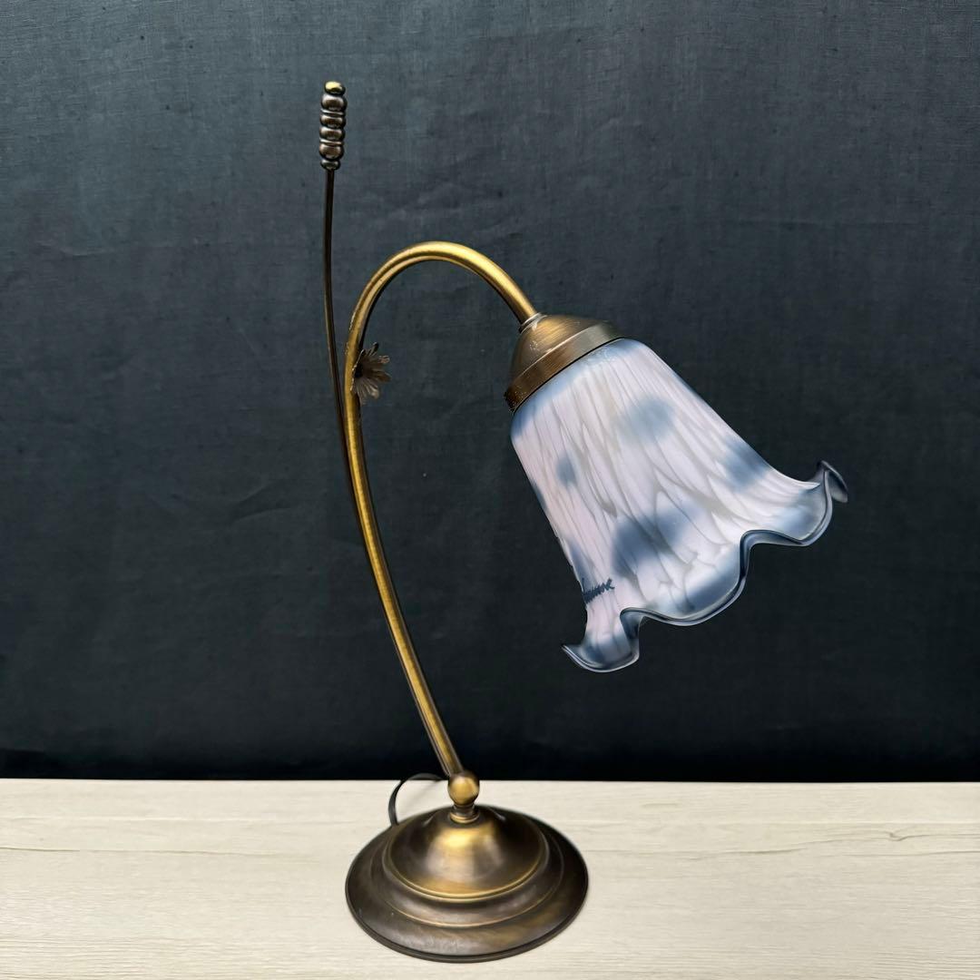 90′s フランス エミール ガレ風 ライト　　　　スタンドライト アンティーク