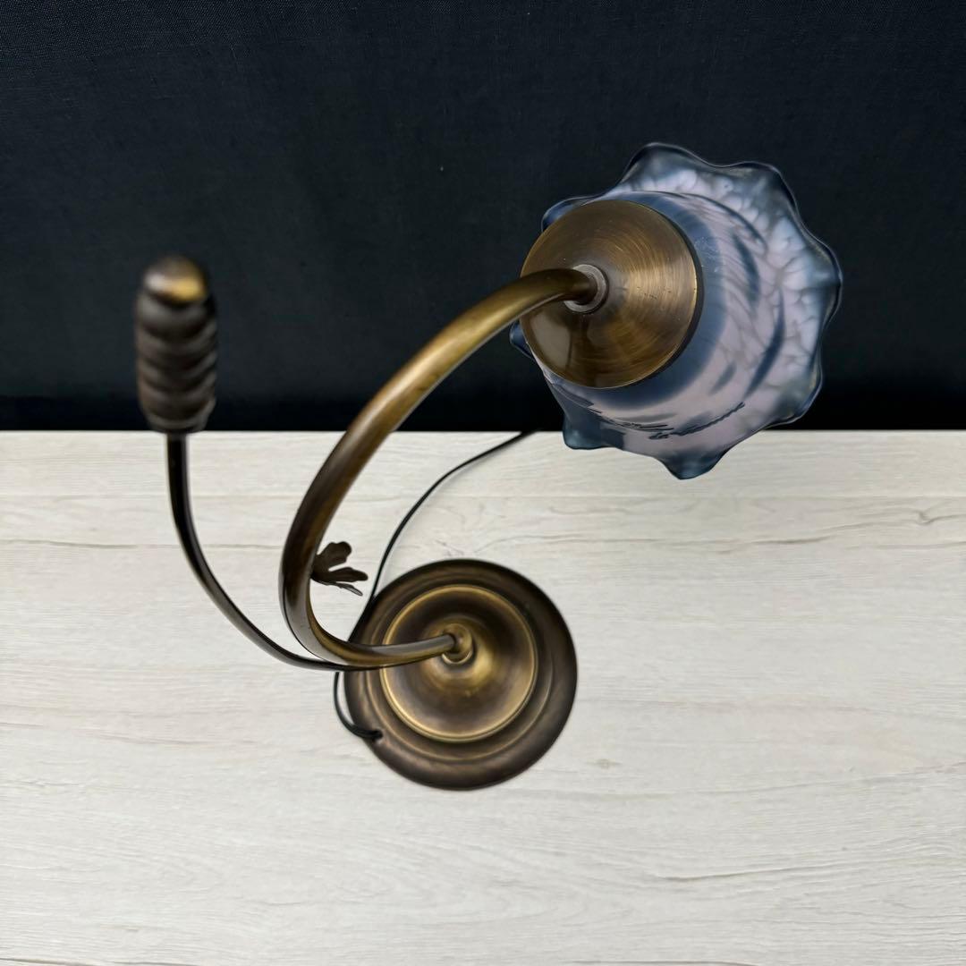 90′s フランス エミール ガレ風 ライト　　　　スタンドライト アンティーク