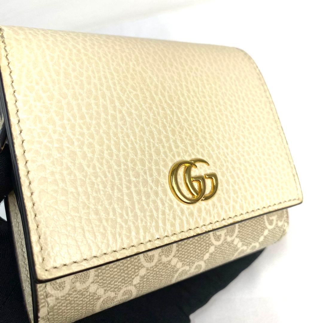 ✨️極美品✨️付属品完備 GUCCI ミニ財布　マーモント スプリーム