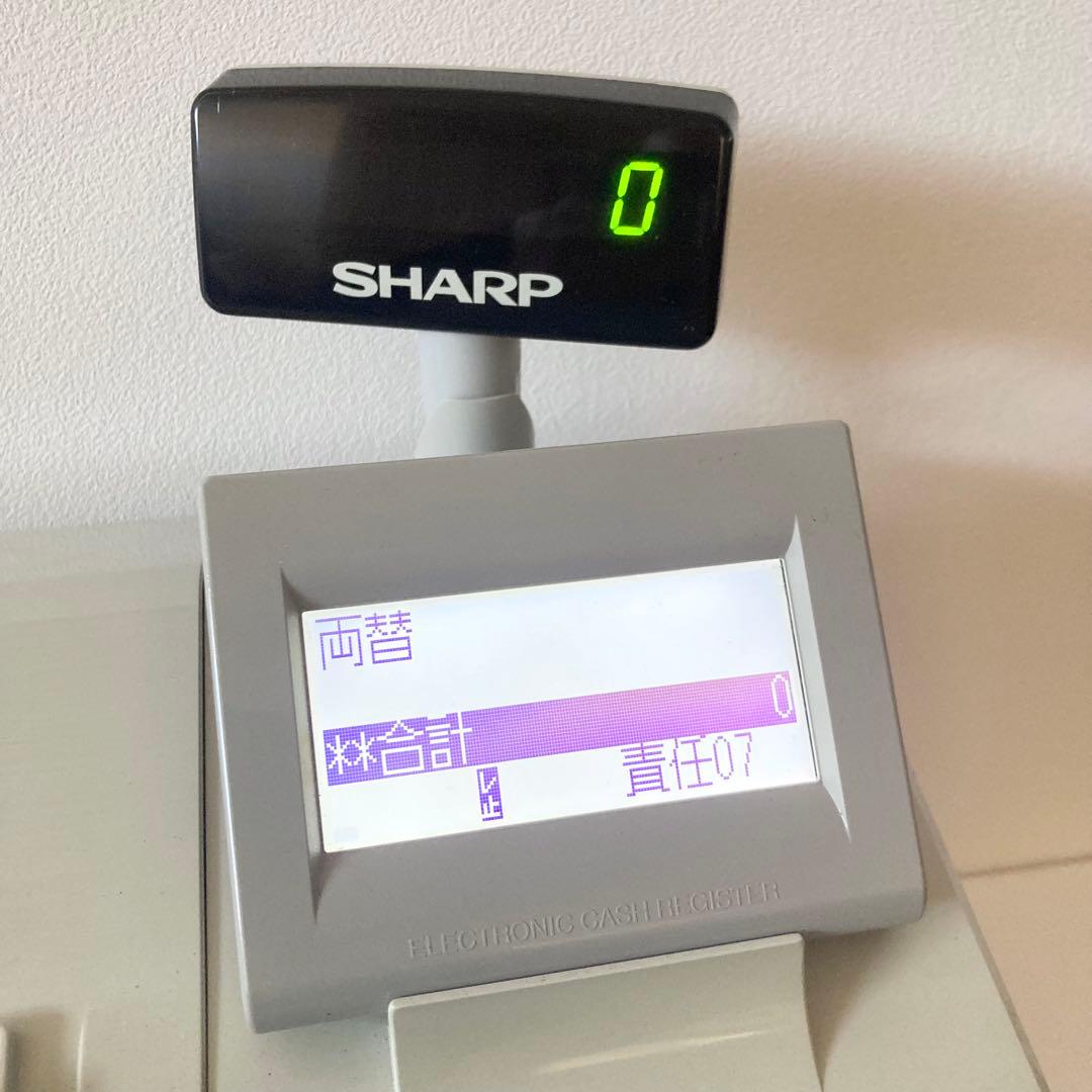 大人気 SHARP XE-A207W シャープ レジ レジスター