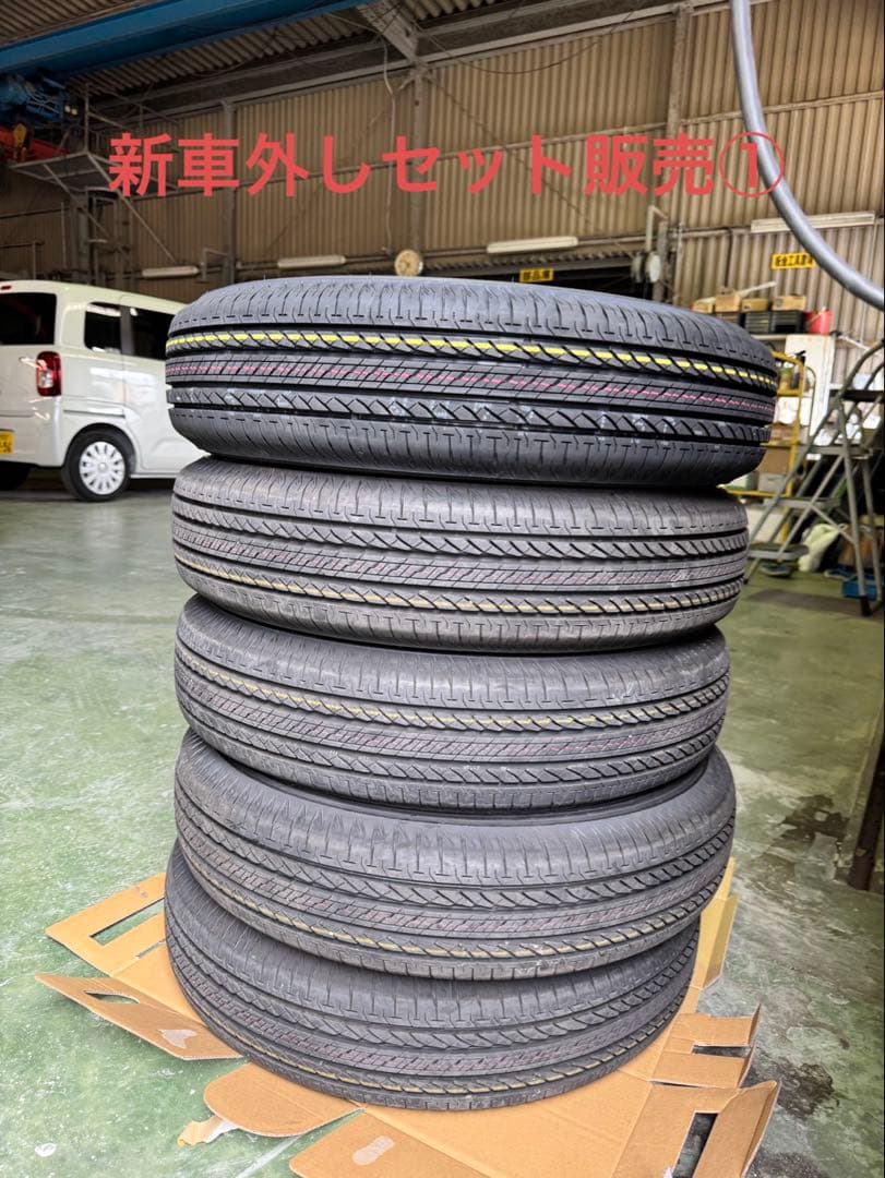 【新品送料込】　ジムニー　タイヤ　①　JB64　25年新車外し　セット販売