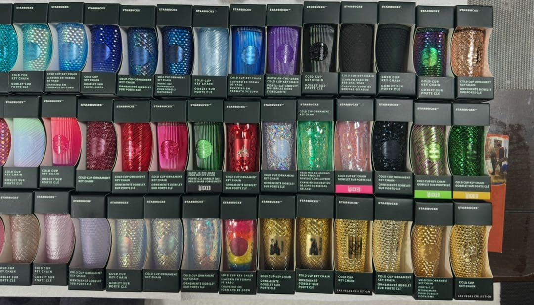 フルセット　[７７個] スターバックス　コールドカップ　キーホルダー
