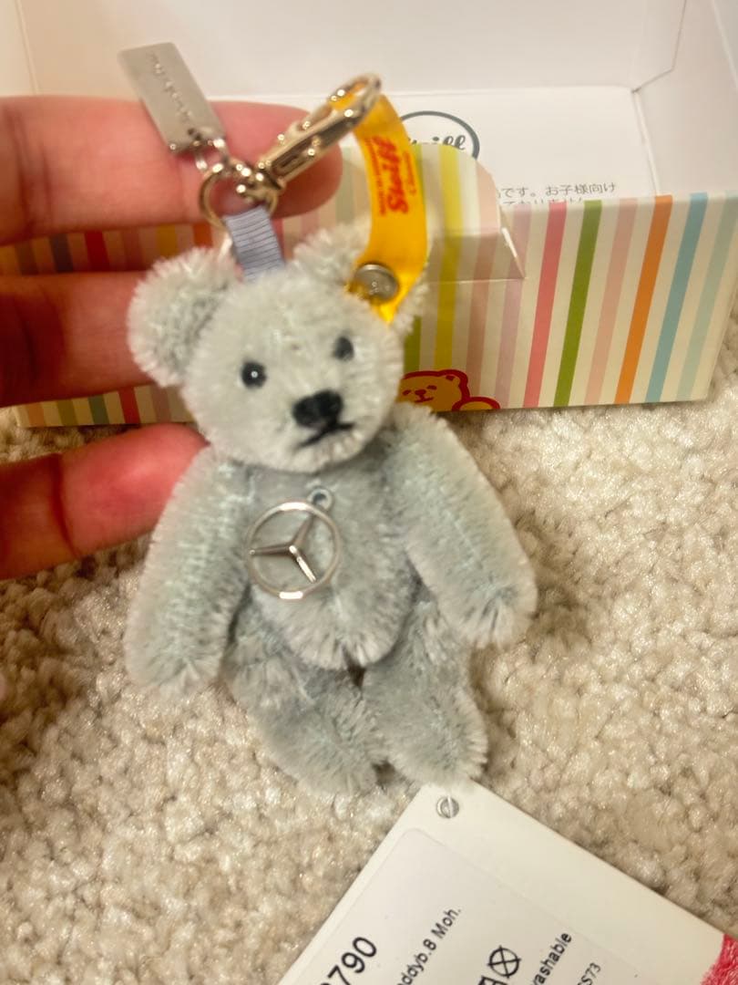 Mercedes-Benz × Steiff キーリング テディベア グレー