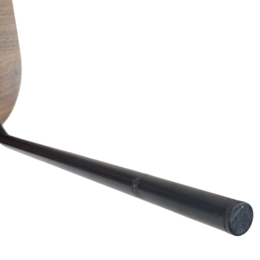 美品 関家具 KAPELL カペル オーク 板座 アイアン　ダイニングチェア