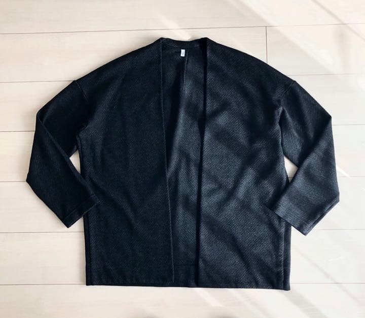 FIRMUM ウルグアイウールダブルジャガードツイルカーディガン