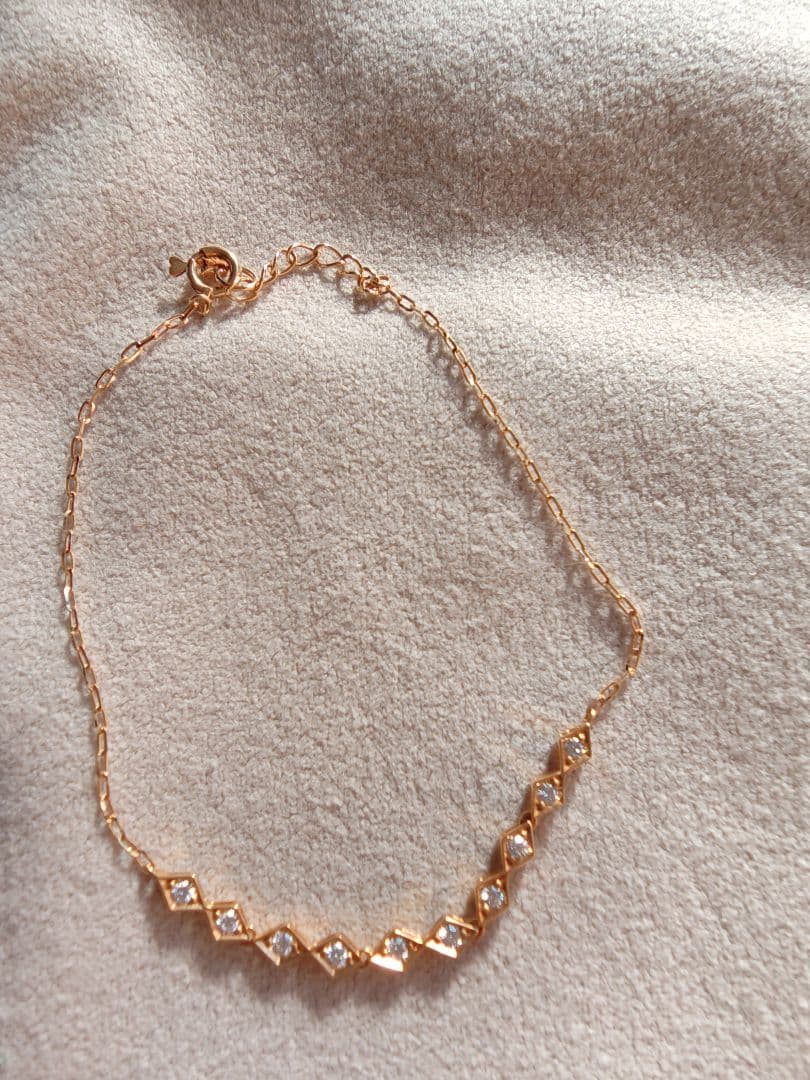 ◆ スタージュエリー　0.14ct ダイヤブレスレット　K18