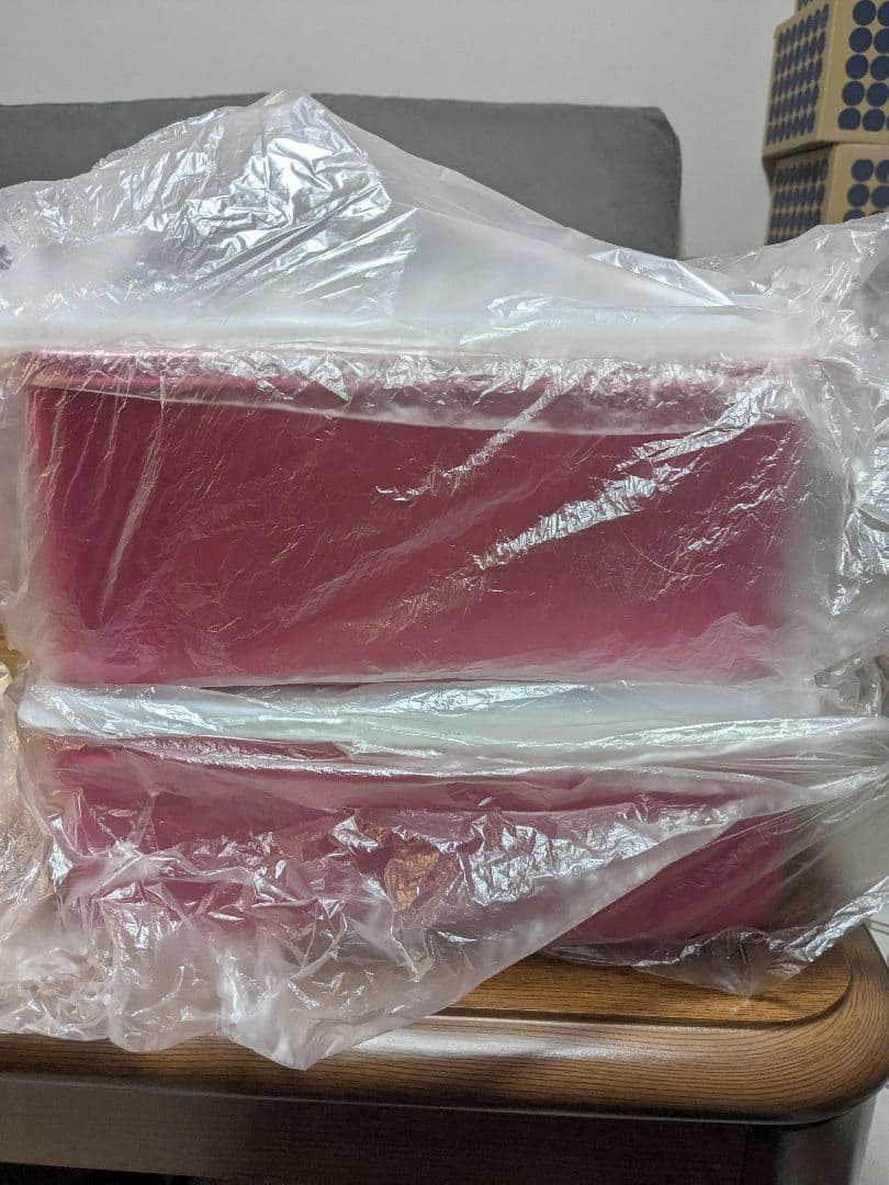 （135）タッパウェアハンドルコンテナとケーキテーカーセット　未使用品　説明必読