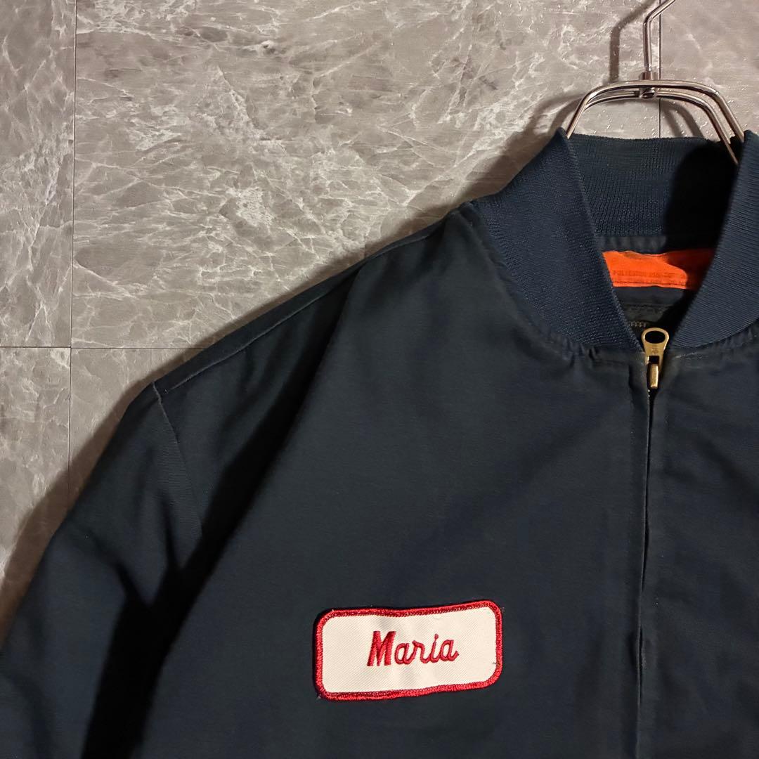 90s【USA製】CINTAS スーベニアジャケットワーク ビッグ刺繍ライナー付