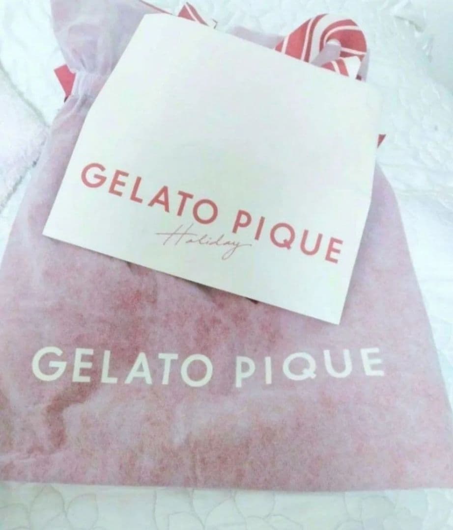 【販路限定】【Steiff】ジェラートピケ　セットアップ　ラッピング袋+紙袋