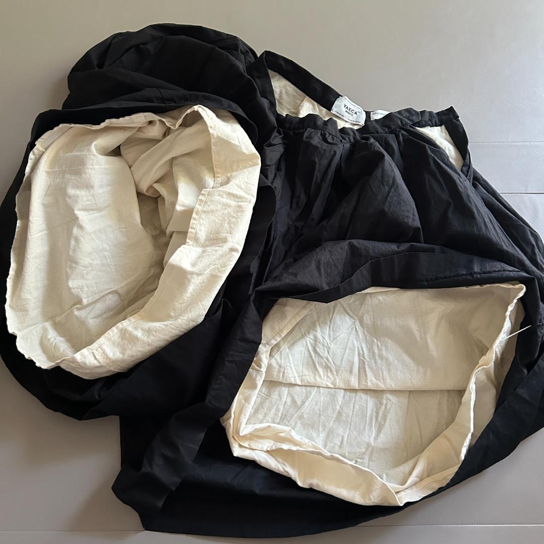 YAECA Exclusive Fabric リネン ギャザー タックキュロット