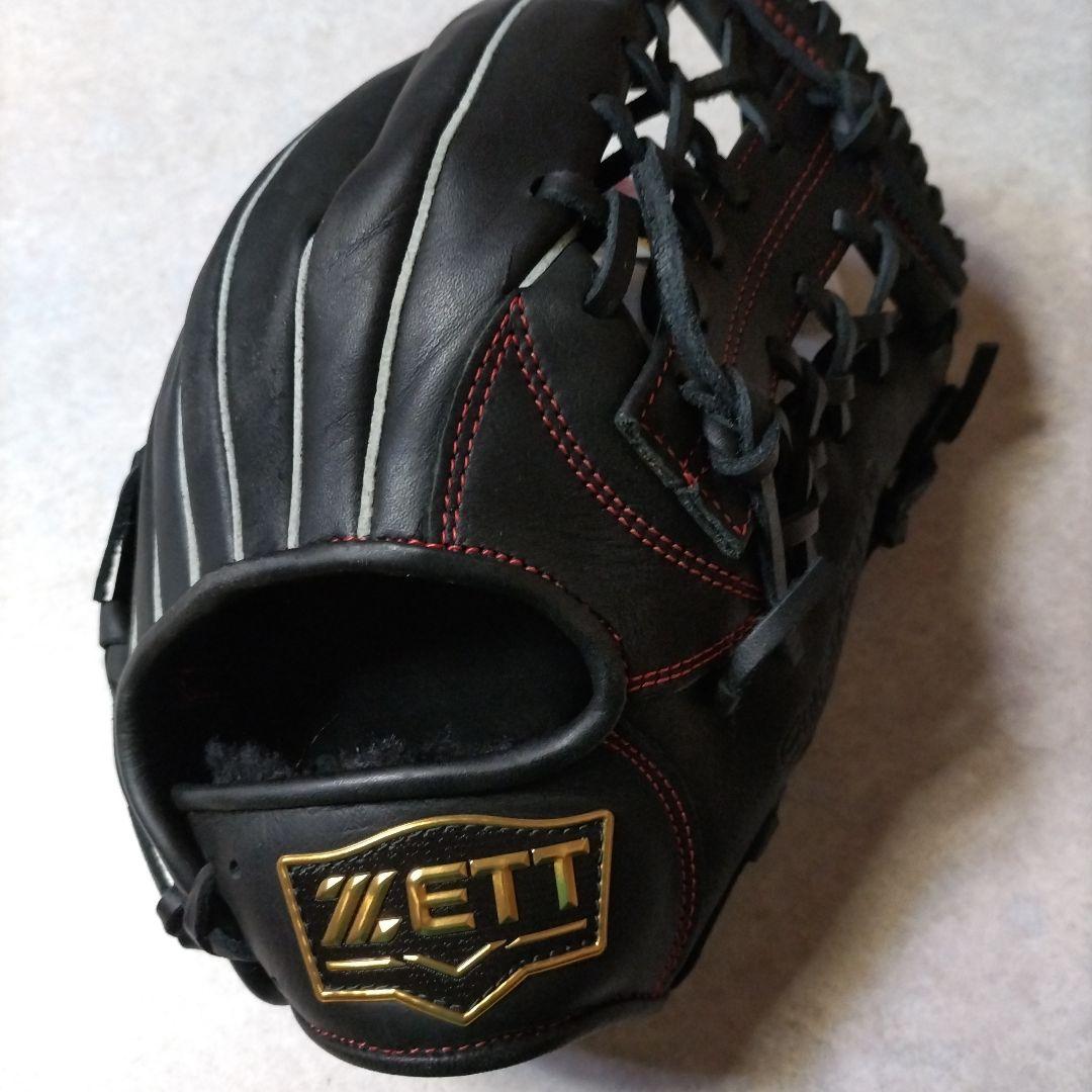 【2023年製】柔らかの人気アイテム　軟式用グローブ　ゼット　ブラック