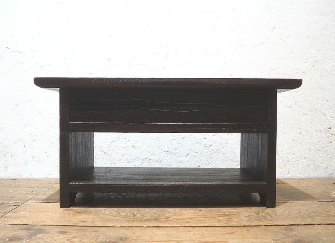 1314 ヴィンテージ センターテーブル　収納棚　レトロ　展示台　テレビ台　文机