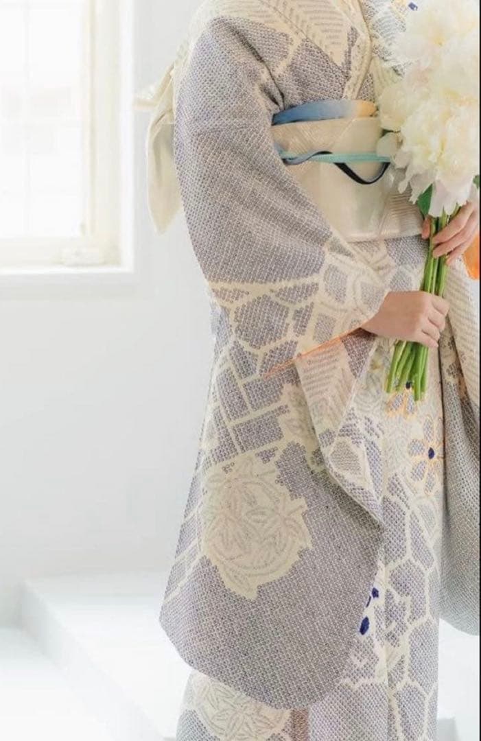 振袖　成人式・卒業式・水色