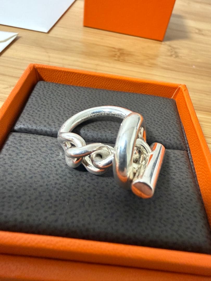 co.y.a様 正規品エルメス クロワゼット リング シルバー 51号