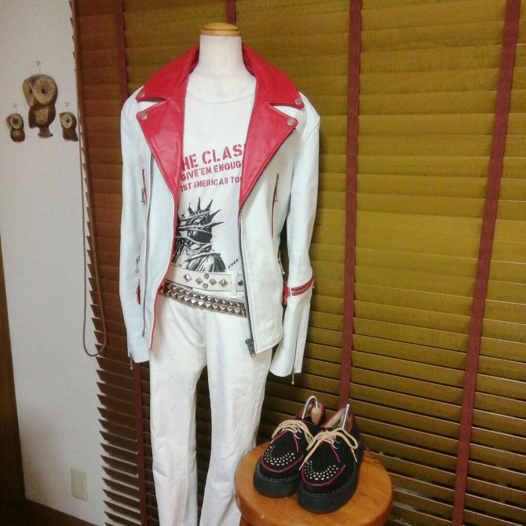 CD！80sヴィンテージバイカラーロンジャン、70sパンク