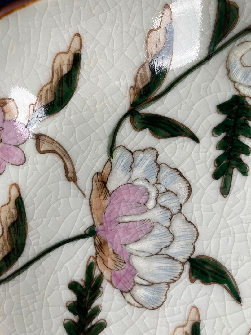 薩摩焼　大皿　丸十字　8000