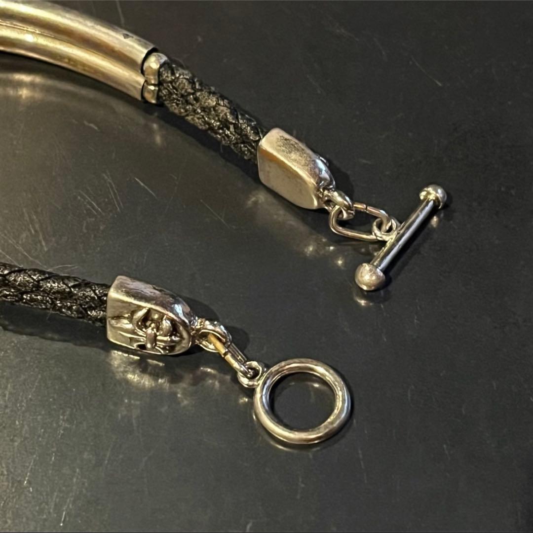 SILVER925 CROSS BRACELET/シルバー/ブレスレット