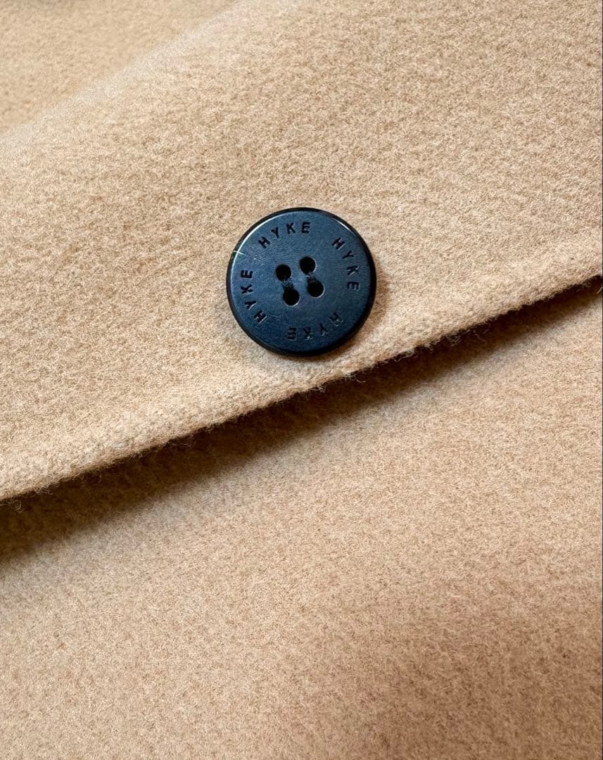 ジャケット・アウター HYKE DOUBLE FACE TRENCH COAT