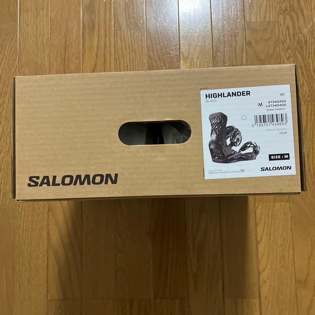 新品未使用 SALOMON HIGHLANDER 24-25モデル BKサイズM