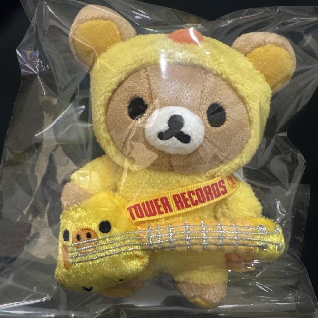 リラックマ タワーレコード ぶらさげぬいぐるみ 限定 2016 新品 タグ付き