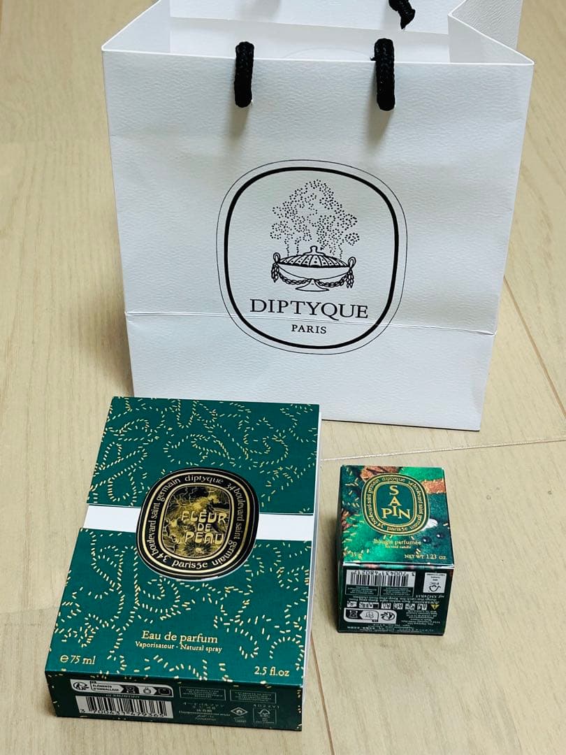 Diptyque FLEUR DE PEAU 75mL + おまけ付き