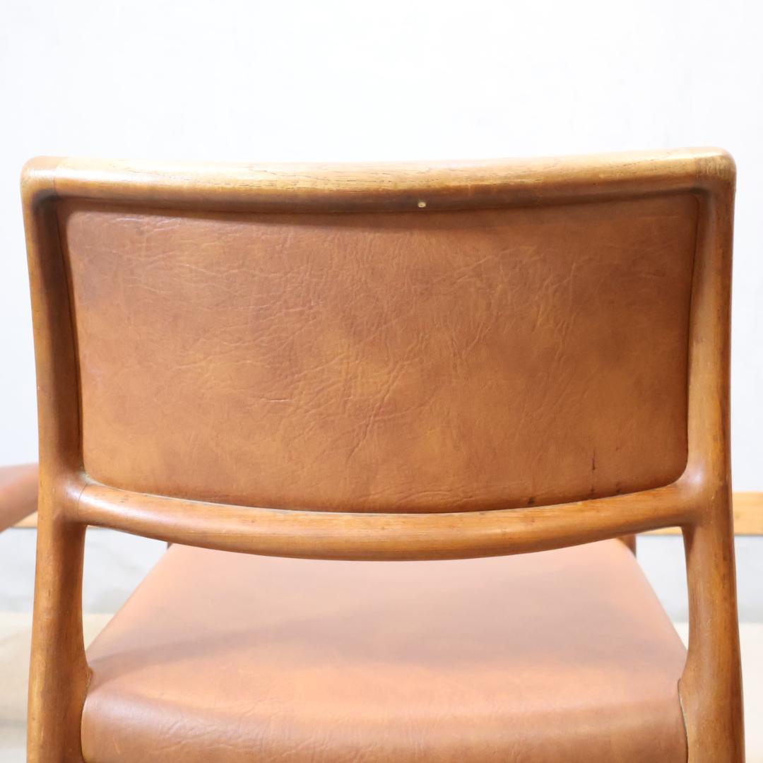 デンマーク J.L.Moller チーク材 No.80 ダイニングチェア 2脚