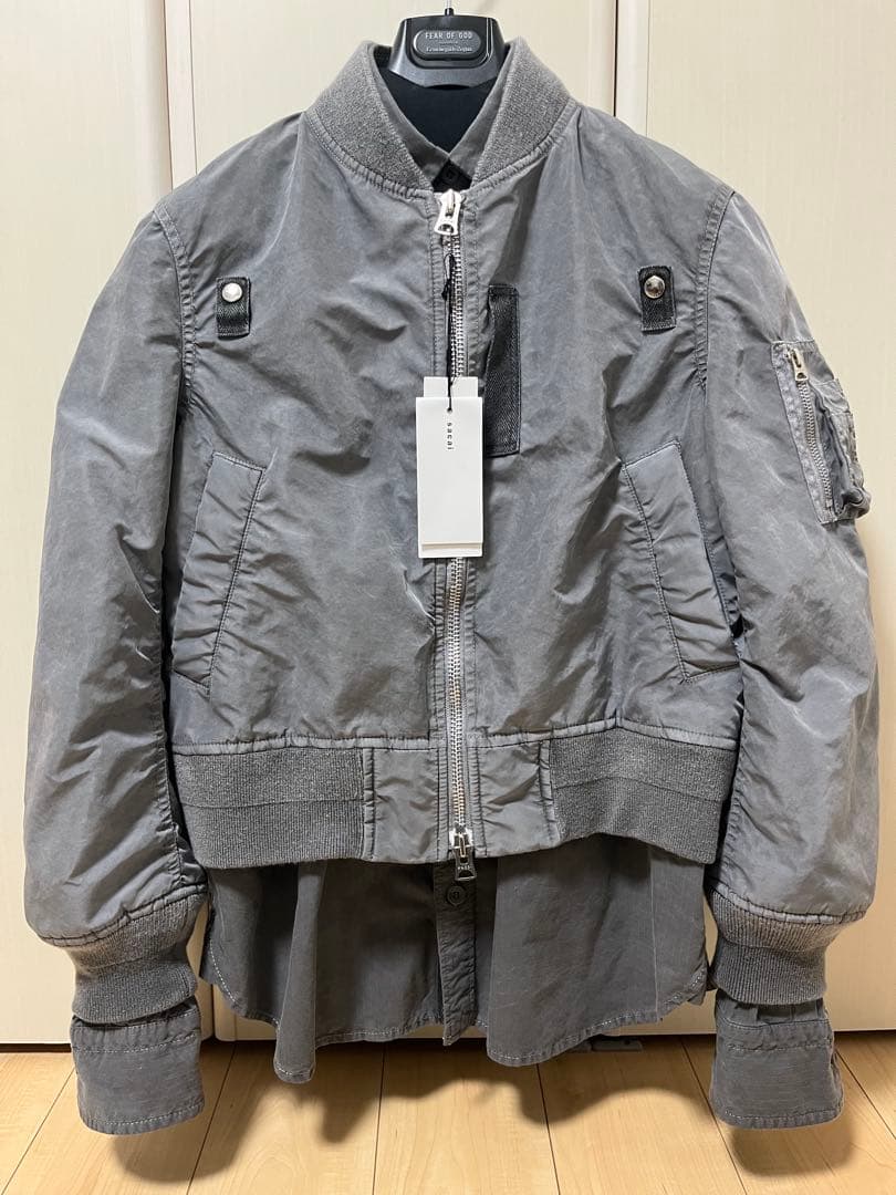 ジャケット・アウター sacai 24AW Garment Dye Nylon MA-1