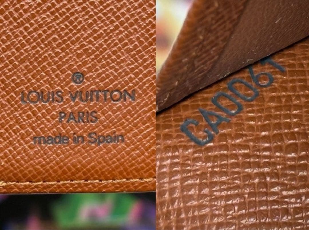 極美品！ルイヴィトン　ポルトビエ・6カルトクレディ　二つ折り財布