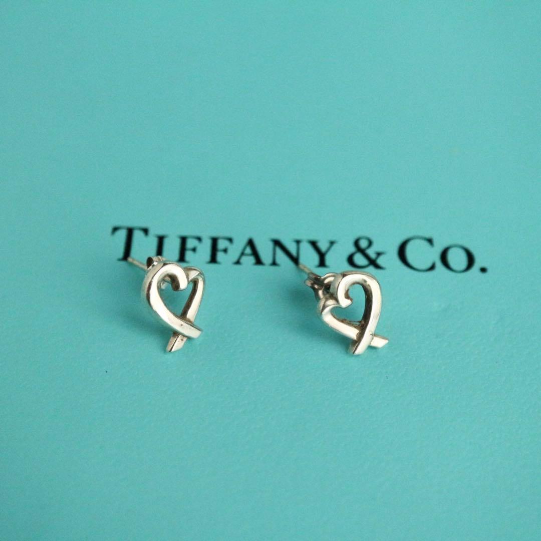 袋箱付き✨美品✨ティファニーラヴィングハートピアスSV925 ラビングハート