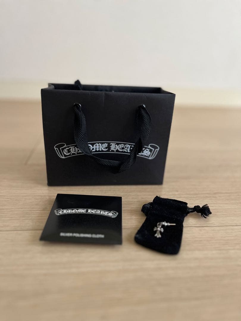 CHROME HEARTS シルバーポリッシングクロス 7cm x 14cm