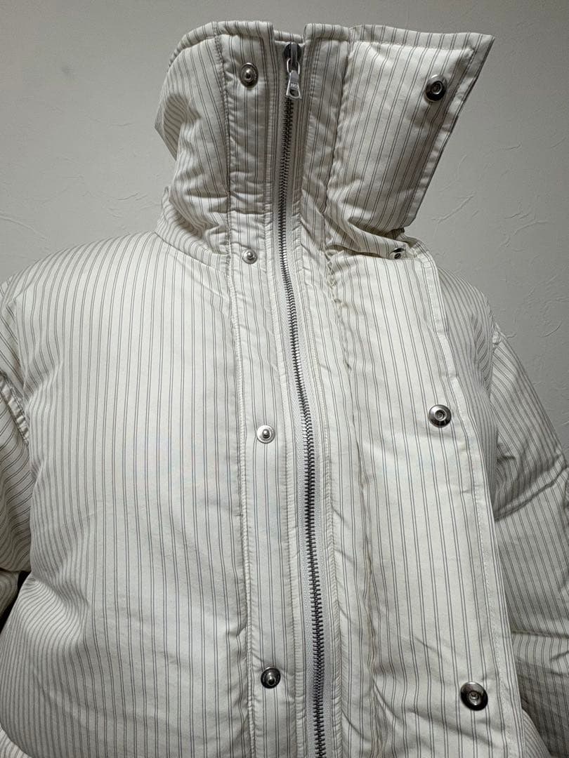 【タグ付美品】AURALEE×TEKLA STRIPEダウンジャケット