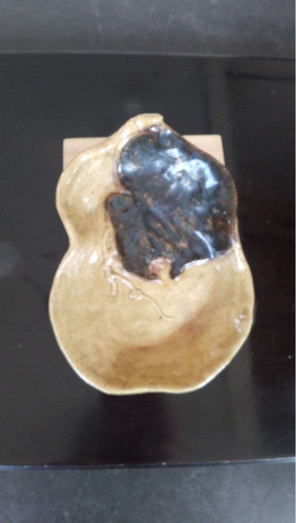 京焼　平向付　瓢箪　アンティーク　古道具　茶道具