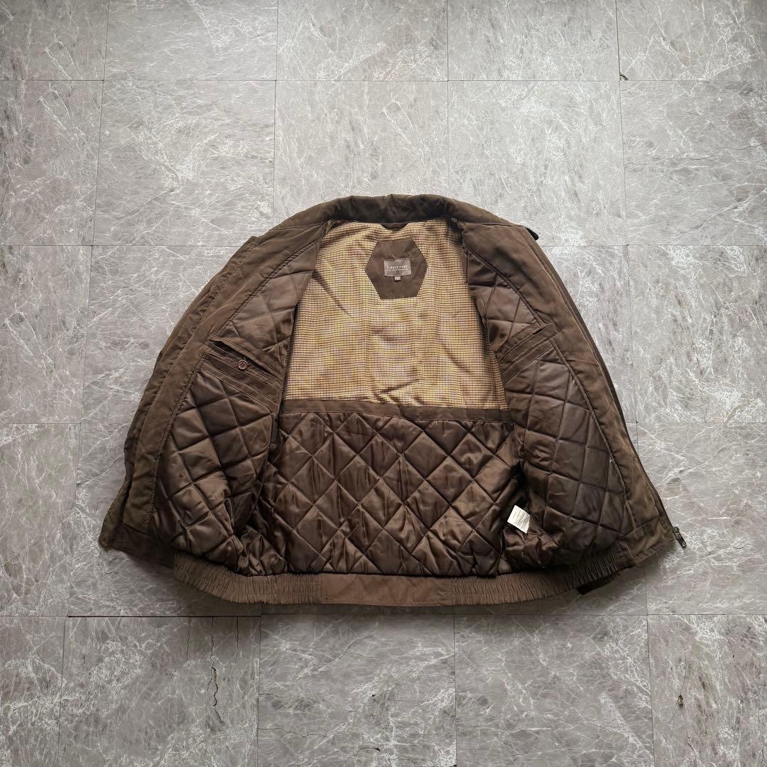 TLANCE PORT 短丈　スエードレザー　スウィングトップ　ハリントン　中綿