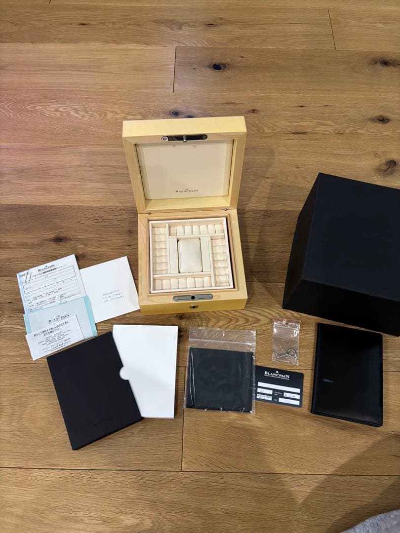 blancpain ブランパン　 空箱　付属品あり