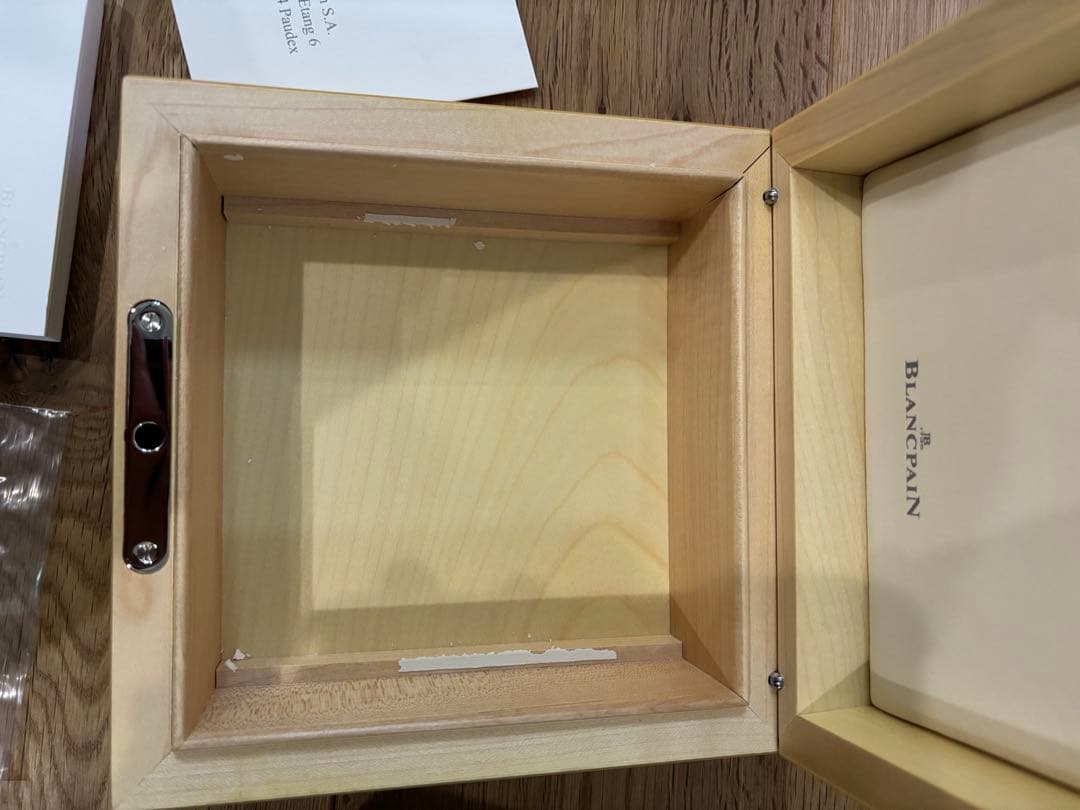 blancpain ブランパン　 空箱　付属品あり