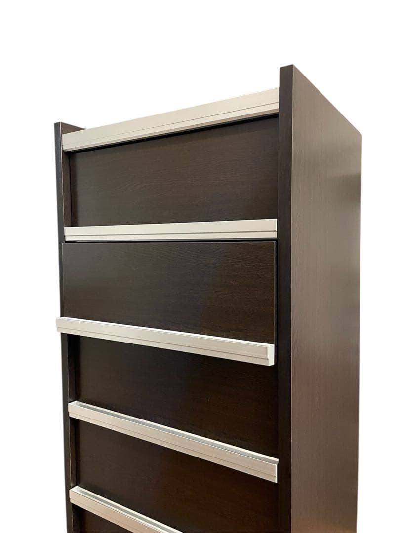 オークス CDラック キャビネット 木目調 7段 収納 飾り棚 約735枚収納