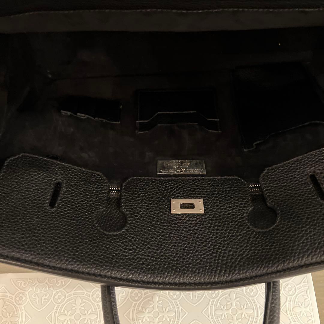 超美品　アルフレッドベレッタ ブラック　シルバー　40 バーキン　HERMES