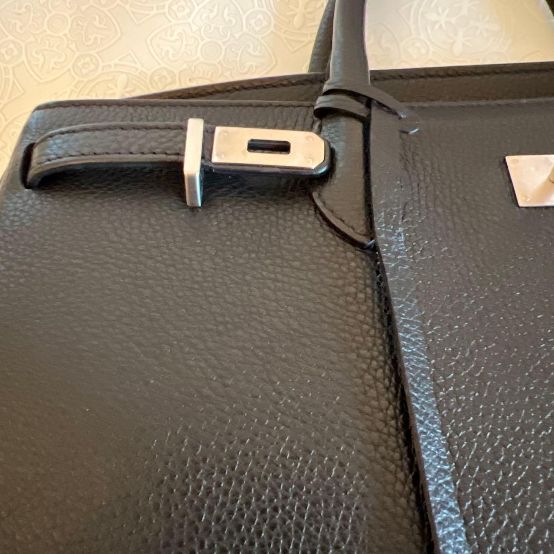 超美品　アルフレッドベレッタ ブラック　シルバー　40 バーキン　HERMES