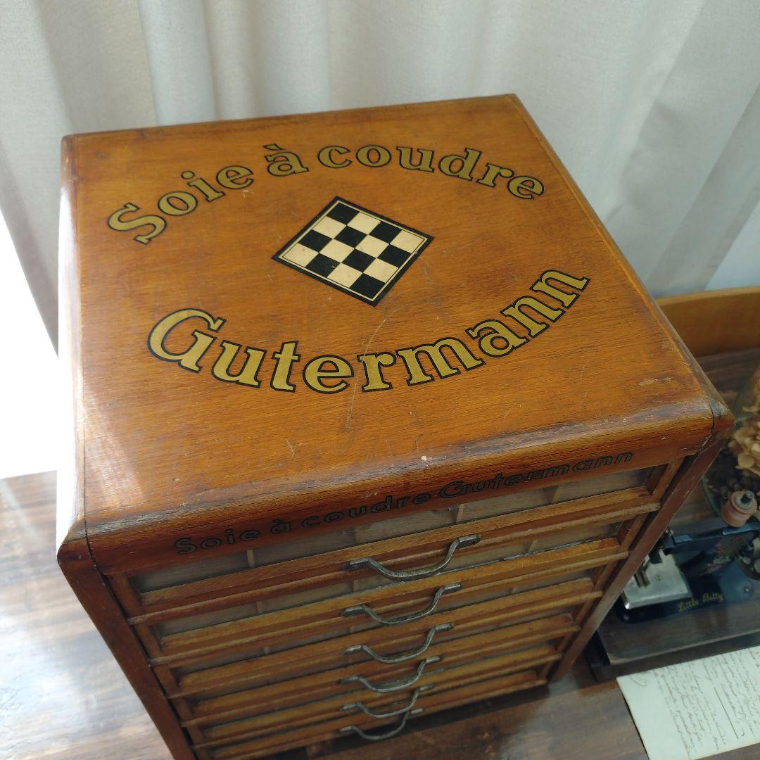 アンティーク スプールキャビネット 糸ケース 店舗什器 ギッターマン 引き出し