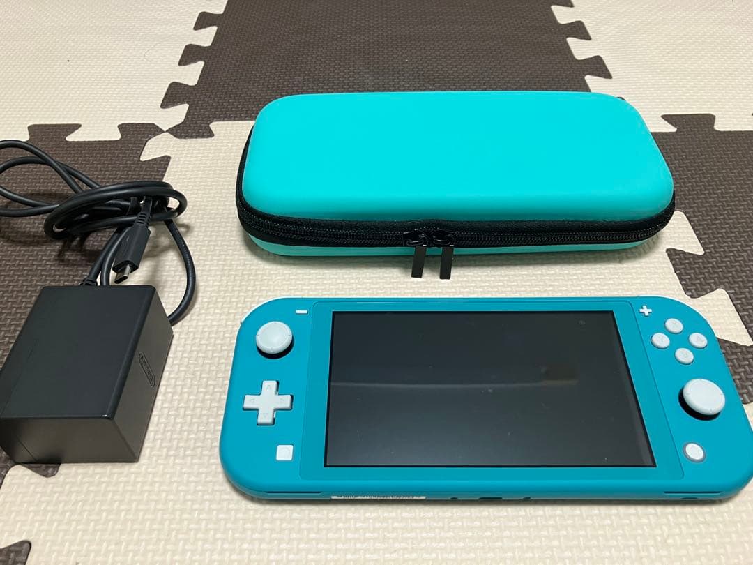 Nintendo Switch Lite アクアブルー 本体　充電器　ケース付